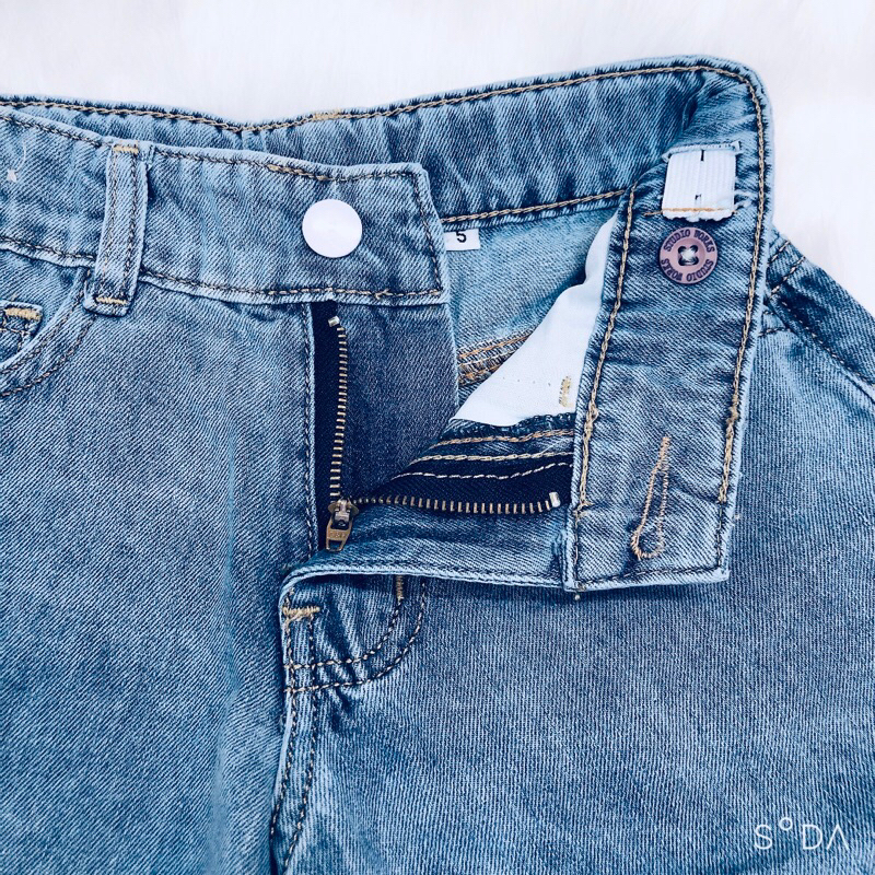 Quần jean đùi bé gái 8-30kg hàng QC bán shop