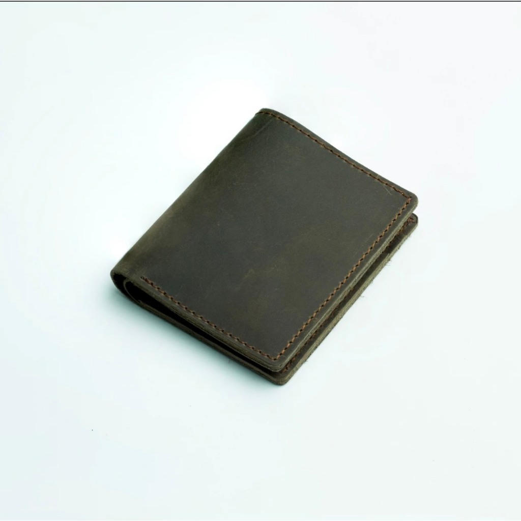 Ví Đứng Da Bò, Ví Nhỏ Gọn. Da Thật 100%. Bảo Hành 2 năm. Kích Thước 9x11cm