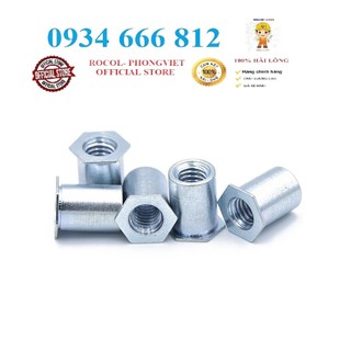 Set 10 cái M3-M5 trụ tán ren trong SO M3,M4, M5 thép mạ