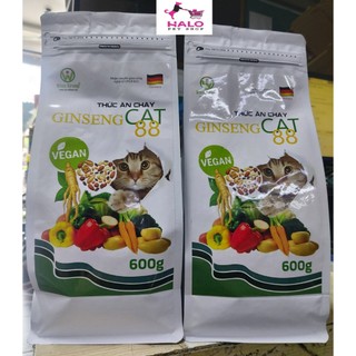 Thức Ăn Chay GINSENG CAT 88 Dành Cho Meog Gói 600g-Bao Bì Mới Chất Lượng Ko Đổi