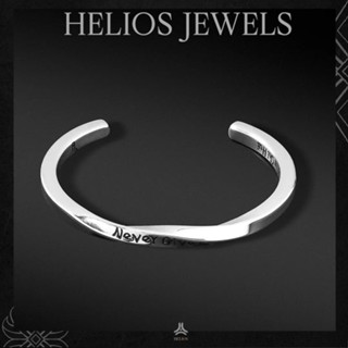 Vòng tay kim loại Helios Never Give Up