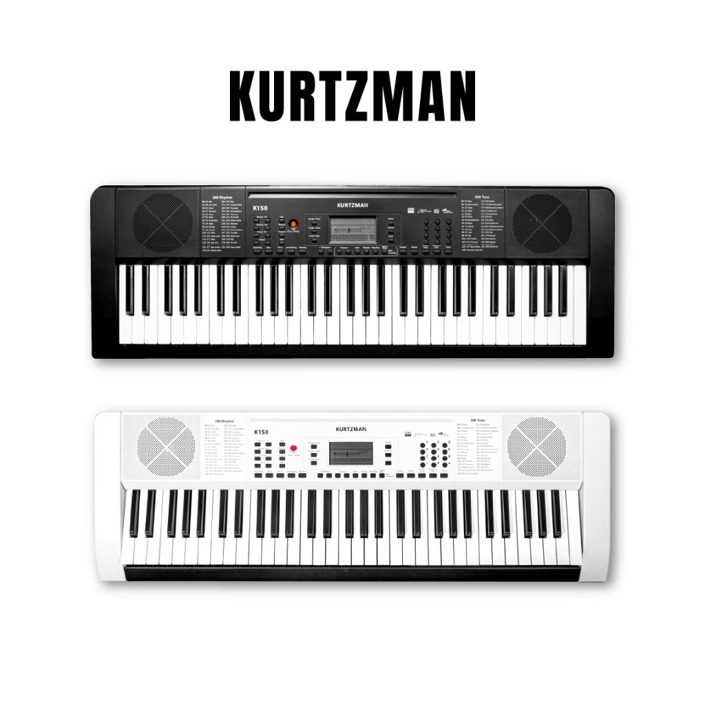 Đàn Organ điện tử, Portable Keyboard - Kzm Kurtzman K150 - Best keyboard for beginner, màu ngẫu nhiên