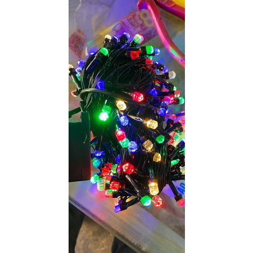 Bộ đèn LED nháy kim cương, 40M dây đèn nháy nhiều màu sắc trang trí nhà cửa, tiểu cảnh