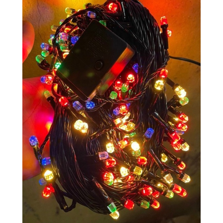 Bộ đèn LED nháy kim cương, 40M dây đèn nháy nhiều màu sắc trang trí nhà cửa, tiểu cảnh