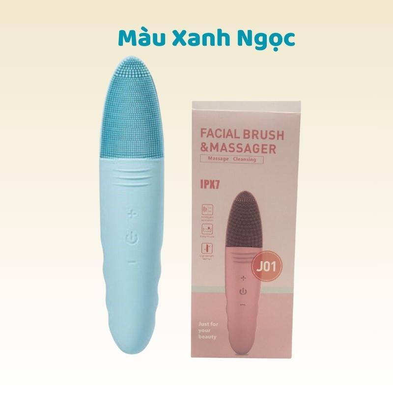 Máy rửa mặt Máy massage mặt silicon siêu sạch 5 cấp độ cao cấp JMK01