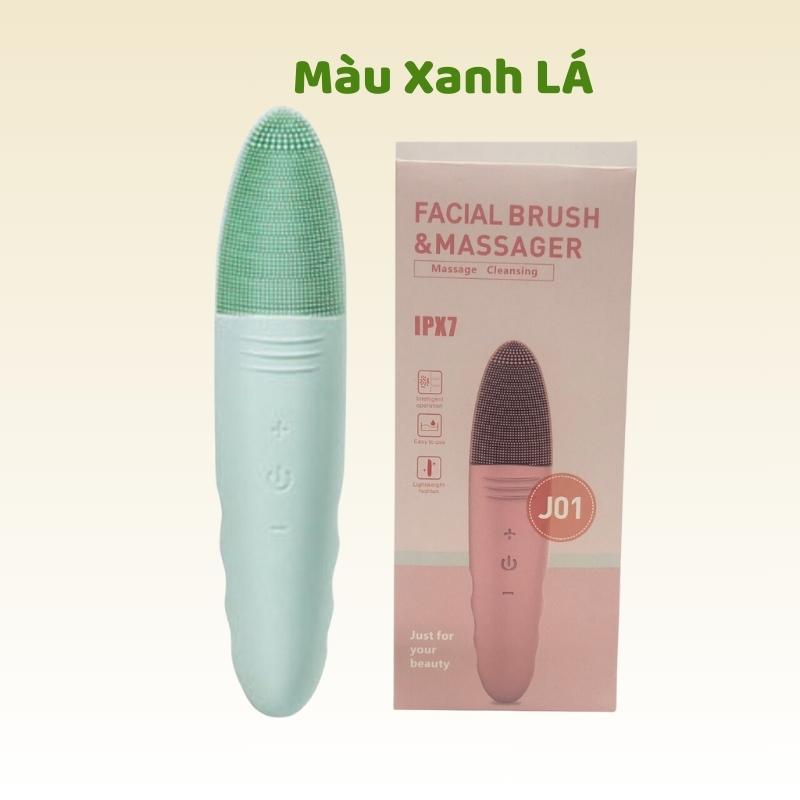 Máy rửa mặt Máy massage mặt silicon siêu sạch 5 cấp độ cao cấp JMK01