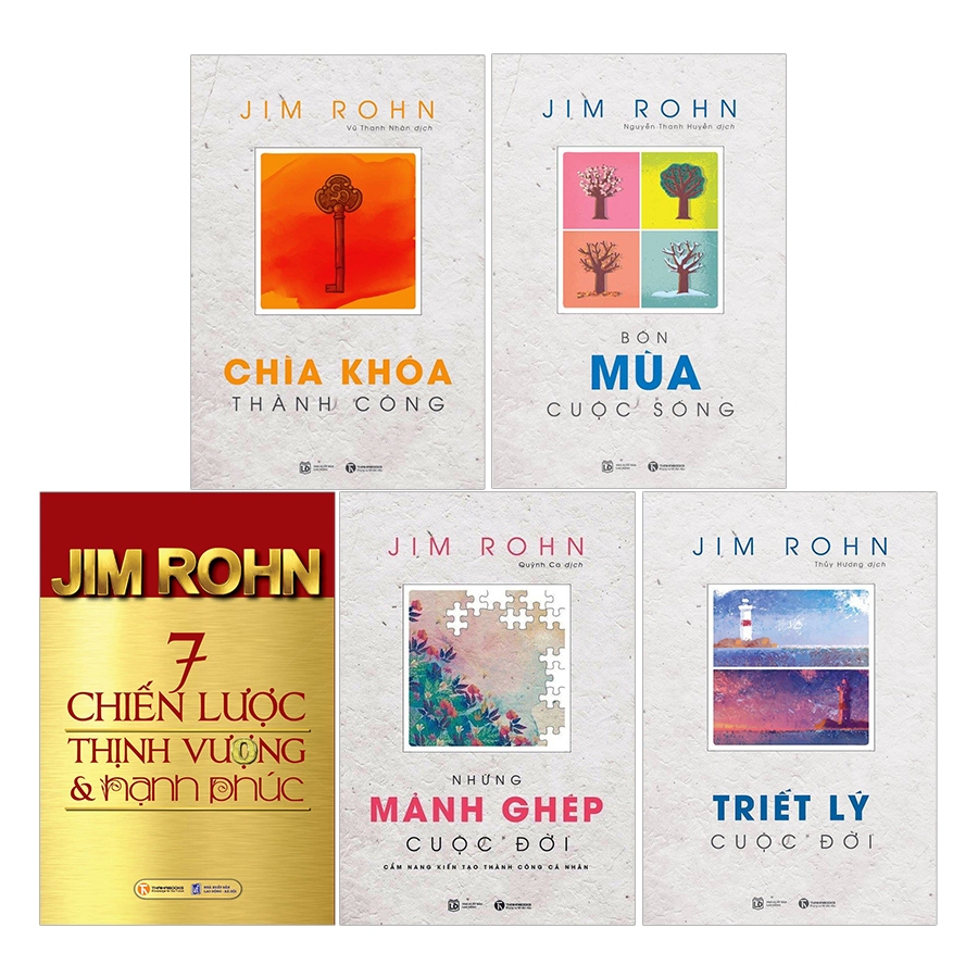 Sách - Bộ Jim Rohn (trọn bộ 5 cuốn) - Thái Hà Books