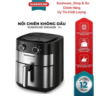 Nồi chiên không dầu Sunhouse 6L SHD4026_Hàng chính hãng