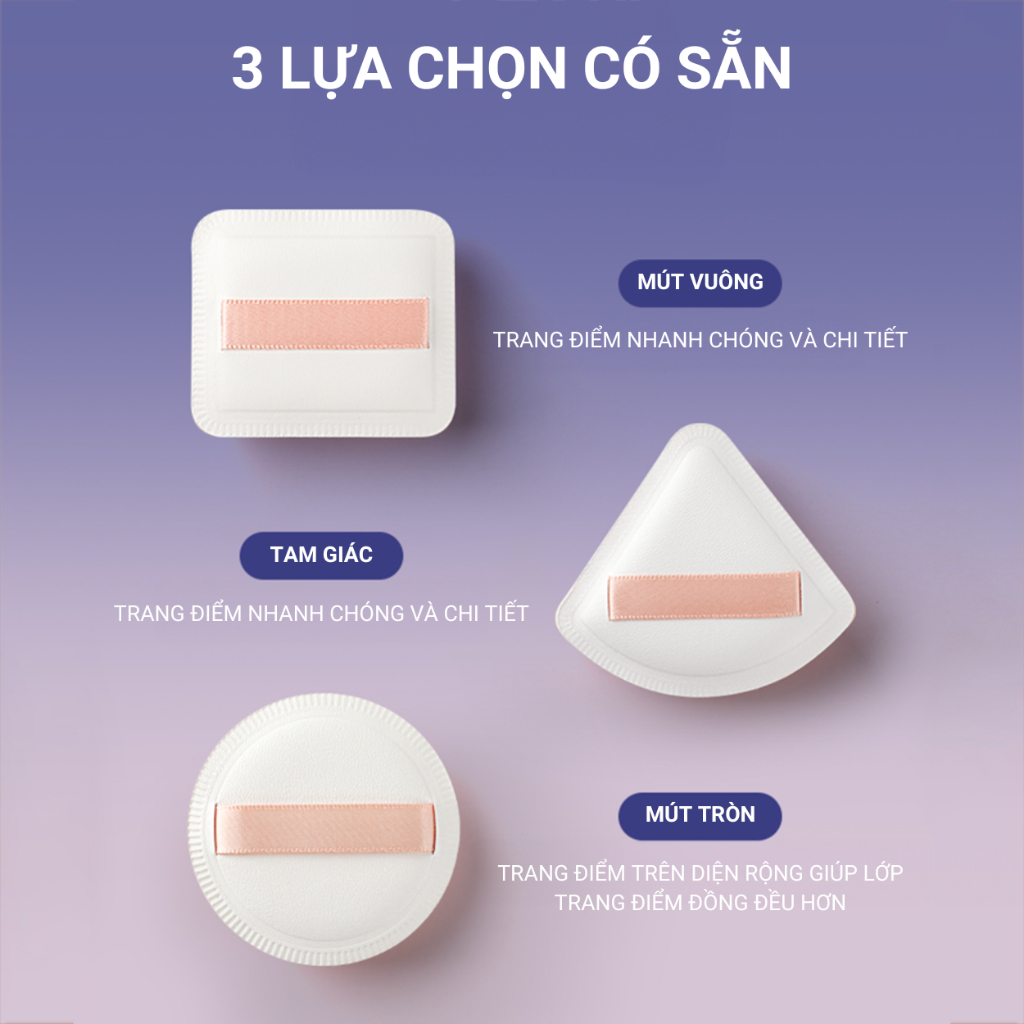 Mút Trang Điểm KIYE Siêu Mềm Tiện Dụng 6g