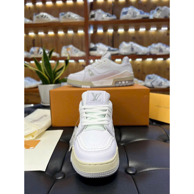 GIÀY SNK LV TRAINER 54 TRẮNG SỮA HÀNG CAO CẤP FULL BOX