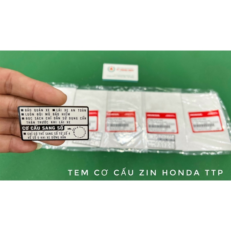 Tem Cơ Cấu zin ( 1 miếng )
