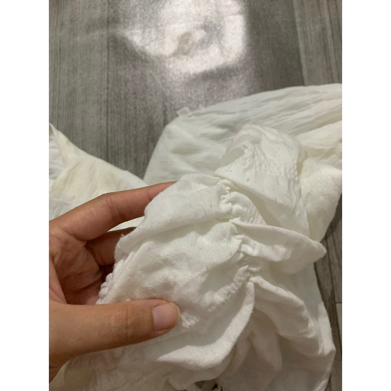 Áo sơ mi kiểu rút dây bánh bèo
