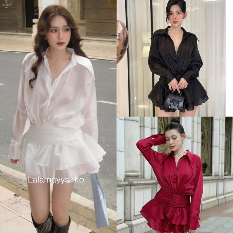 Đầm sơ mi hàng cao cấp