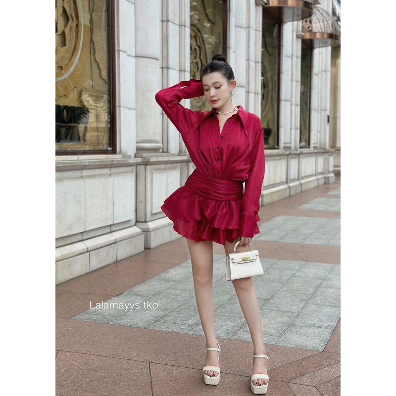 Đầm sơ mi hàng cao cấp