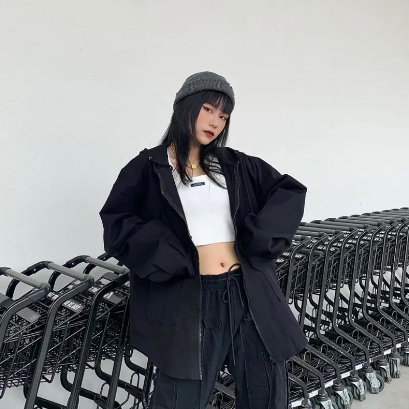 Áo Khoác Kaki 4M Có Mũ