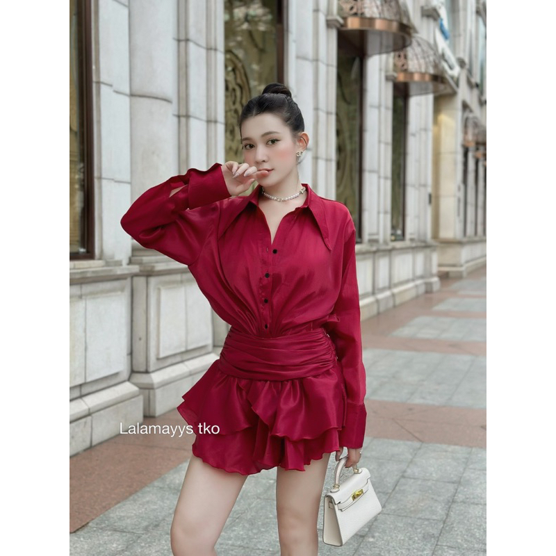 Đầm sơ mi hàng cao cấp