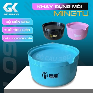 Khay đựng mồi mingtu khay mồi câu cá abs thể tích lớn khay bát trộn mồi hàng cao cấp