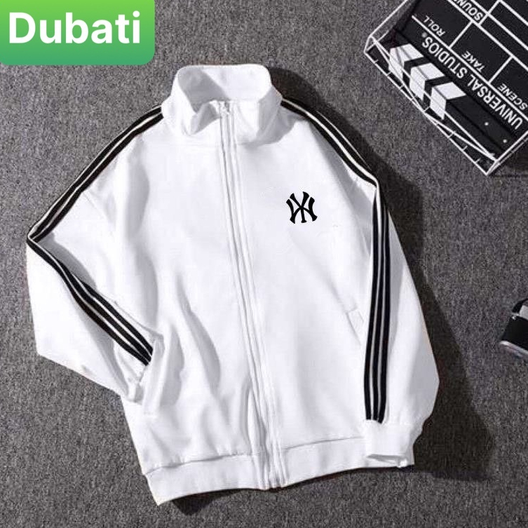 ÁO KHOÁC DÙ 3 SỌC N..Y NAM NỮ BOMBER ĐA NĂNG 2 LỚP CHỐNG LẠNH, NẮNG SIÊU HOT TREND 2 TÚI CÓ DÂY KÉO SANG CHẢNH-DUBATIFAS