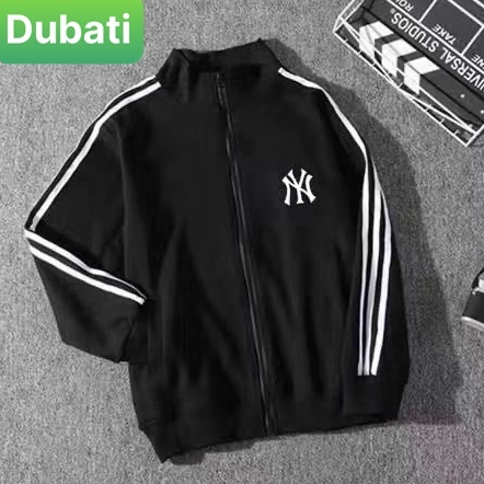 ÁO KHOÁC DÙ 3 SỌC N..Y NAM NỮ BOMBER ĐA NĂNG 2 LỚP CHỐNG LẠNH, NẮNG SIÊU HOT TREND 2 TÚI CÓ DÂY KÉO SANG CHẢNH-DUBATIFAS