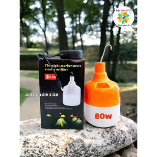 Bóng đèn tích điện 80W sạc điện 220V hàng xịn