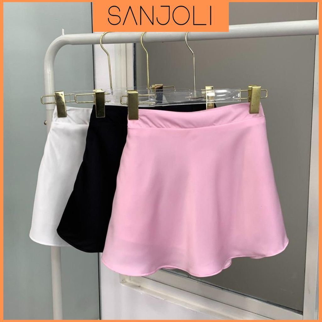 Chân váy ngắn xòe lượn sóng SANJOLI Thiết kế Cao cấp Phong Cách Hàn Quốc CV0