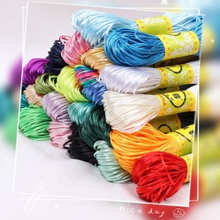 Bó 20met Dây đan vòng handmade DIY 2.5mm đủ màu