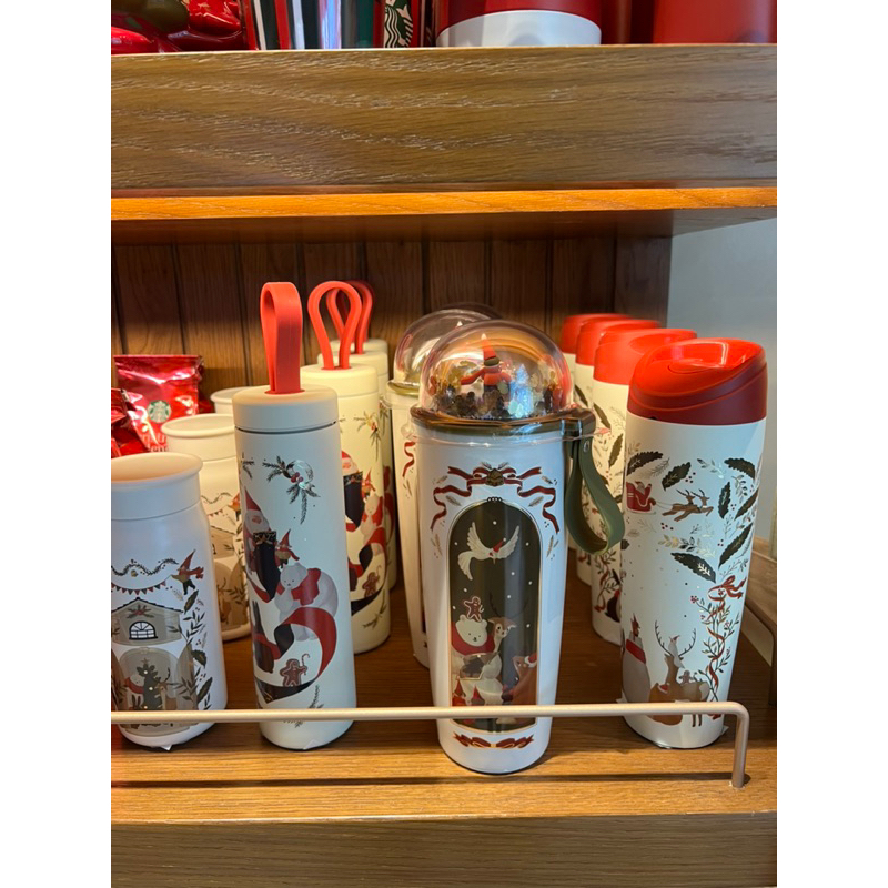 BÌNH Starbucks TUMBLER 20OZ  SS HOLIDAY LITTLE FRIENDS GATHERING