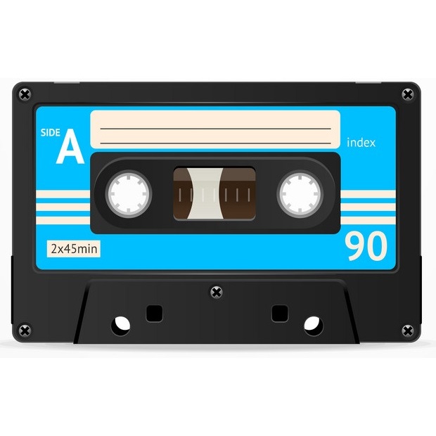 Sticker dán băng cassette tape