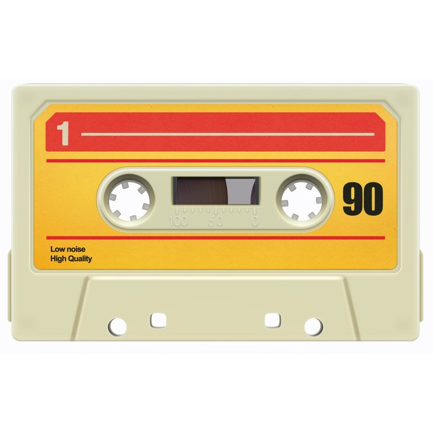 Sticker dán băng cassette tape