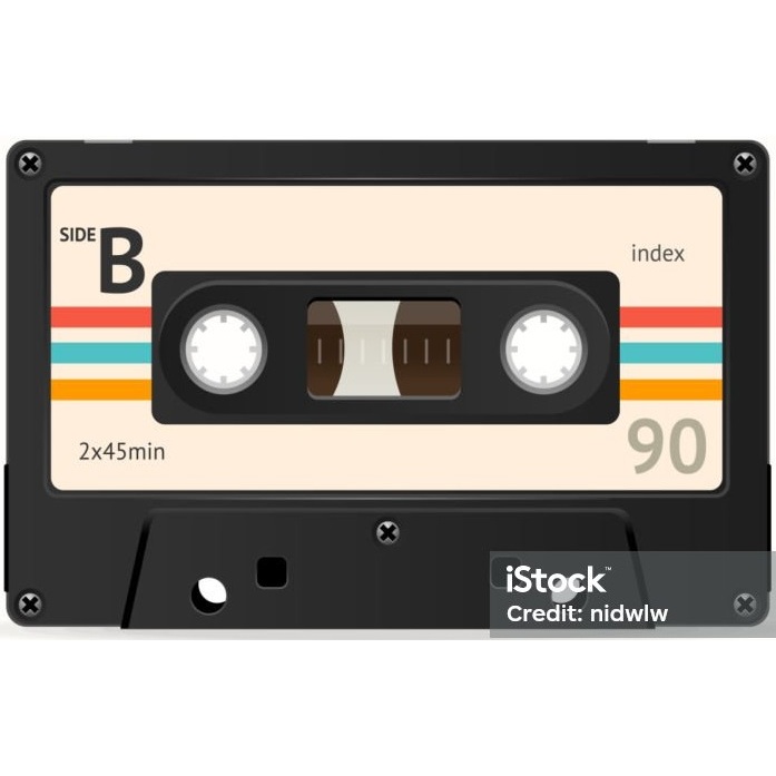 Sticker dán băng cassette tape