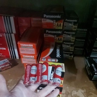 [1 vỉ = 4 viên] Pin tiểu Panasonic, Pin AA 1.5V, Bin 2A, Bin tiểu (Bin đồng hồ) Panasonic