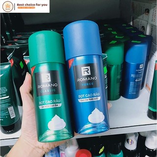 Bọt cạo râu Romano 175ml