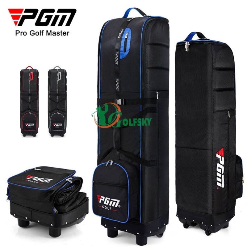 Túi Cover Hàng Không - Túi Đựng Túi Gậy Golf đi Máy Bay. Có bánh xe kéo tiện lời, bền bỉ. Túi Đựng Giày. Chính Hãng PGM.