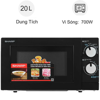 Lò vi sóng sharp 20l cơ r205vns