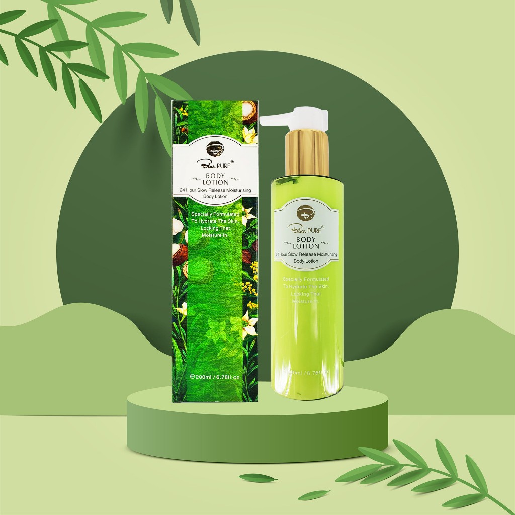 Sữa dưỡng ẩm Body mềm mịn như nhung, chống khô ráp, nứt nẻ, bong tróc Blue Pure Body Lotion 200ml