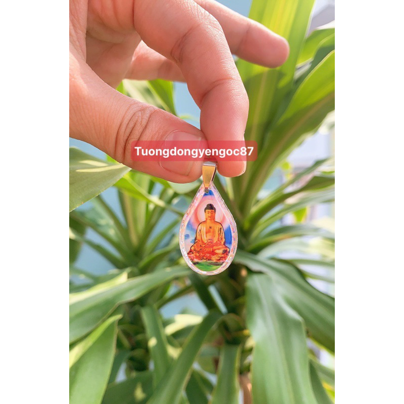 Mặt dây chuyền phật quan âm - a di đà