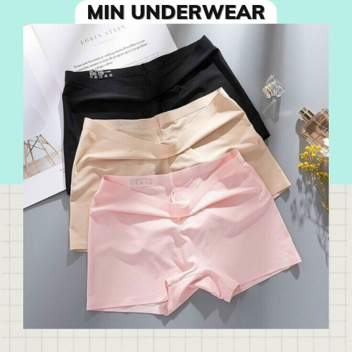 Quần Mặc Váy Su Trơn Không Hằn Viền Mềm Mịn Thoải Mái Min Underwear 214125