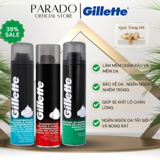 Bọt cạo râu gillette foamy shave 300ml - hàng mỹ