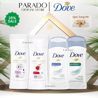 Lăn Khử Mùi Cơ Thể Dove Avanced Care Hương Hoa Dạng Sáp 74gr - Hàng Mỹ