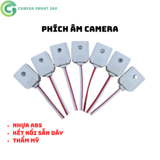 Phích cắm âm liền dây lỗ tròn chuyên lắp camera giám sát