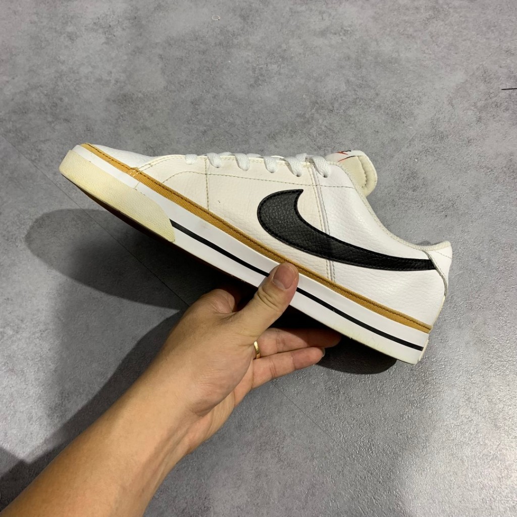 2hand Giày Nike Court Legacy White Desert Ochre CU4150-102 SIZE 42
