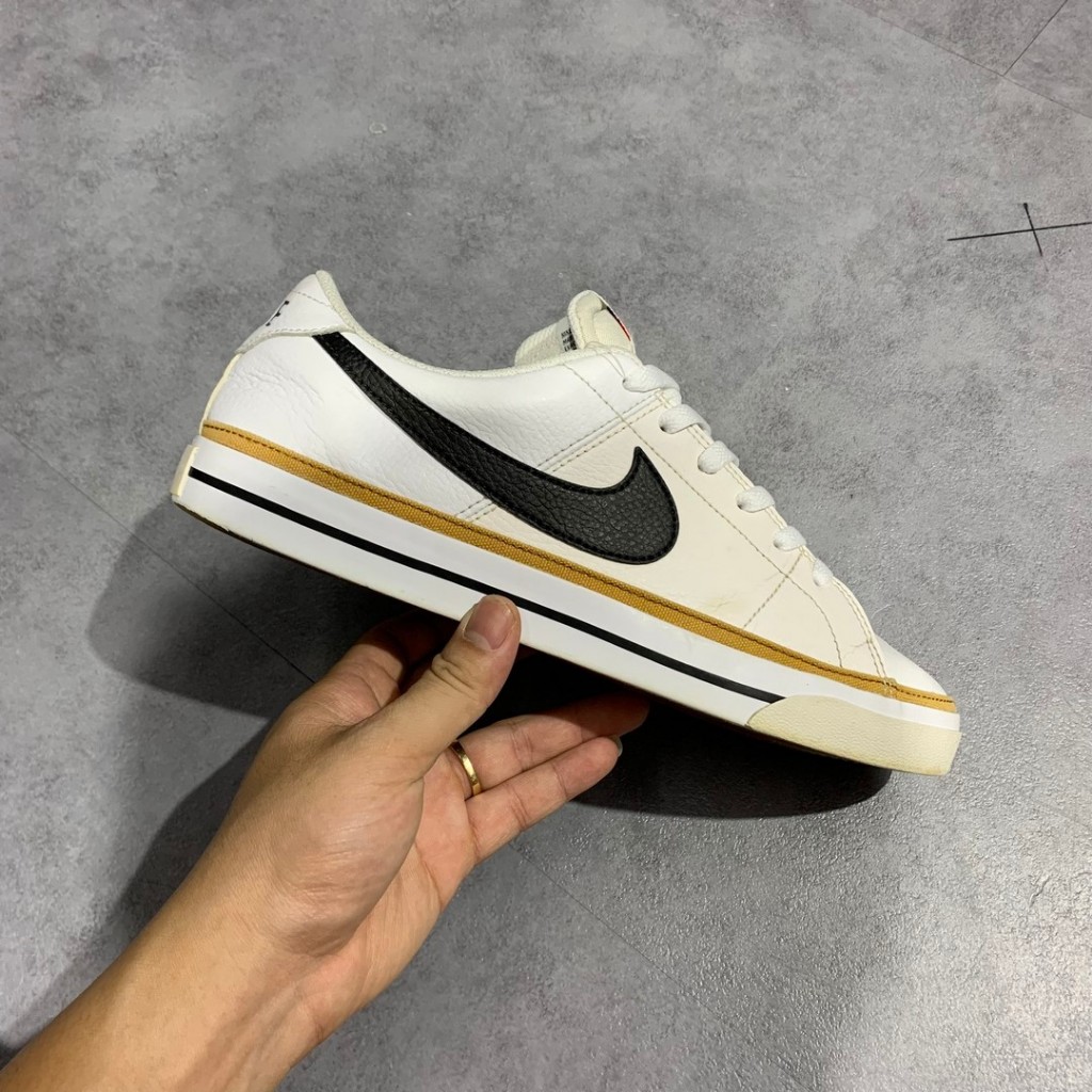 2hand Giày Nike Court Legacy White Desert Ochre CU4150-102 SIZE 42