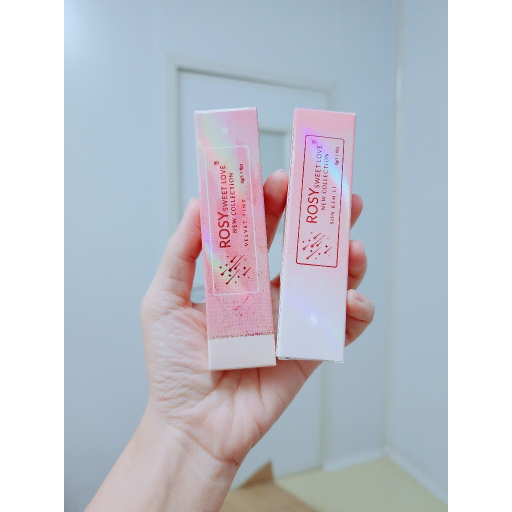 Son Kem Lì Rosy Công Nghệ Hàn Quốc lên màu chuẩn, mềm môi, không chì an toàn cho phụ nữ mang thai