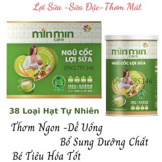 Ngũ Cốc Min Min 38 Vị Hạt 01KG Kết Hợp Nano Curcumin Giúp Mẹ Sau Sinh Lợi Sữa ,Đẹp Da,Giảm Cân