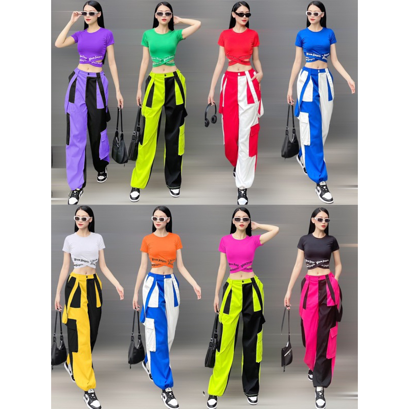 Quần tập phối màu siêu xinh
