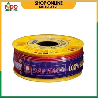 Dây điện đơn daphaco 1.0, 1,5, 2.0, 2.5, 3.0, 4.0 cáp điện lực cuộn 100 mét