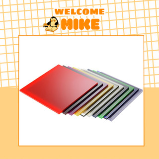 Bìa mika màu A4 nhựa trong sần mờ xịn 1 tấm - MIKE STORE
