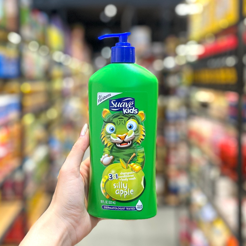 SỮA TẮM SUAVE 3 IN 1 CHO BÉ 532ML - MỸ