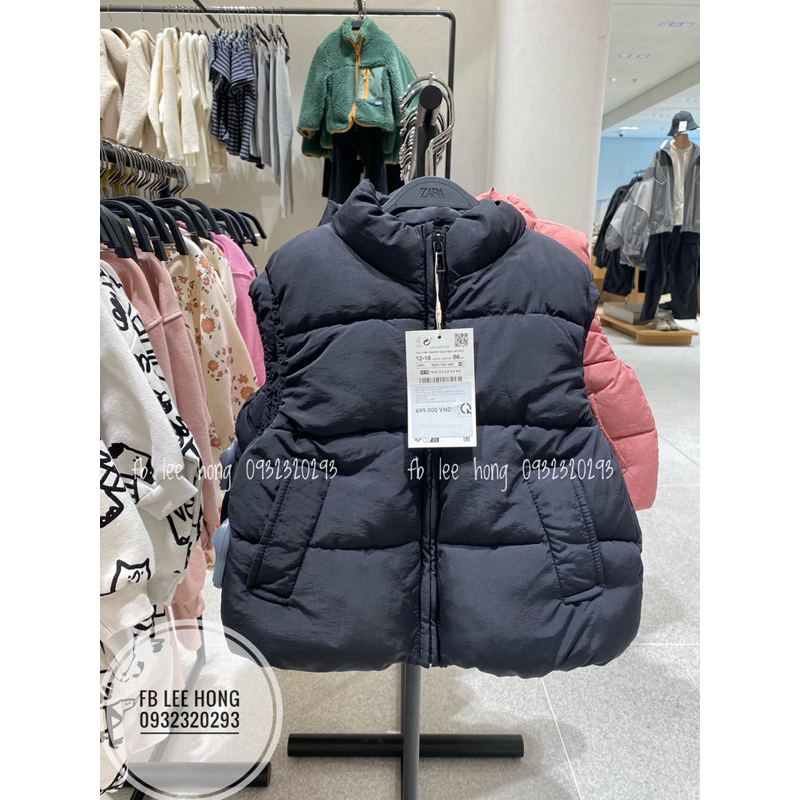 Gile phao zara dáng basic cho bé trai bé gái