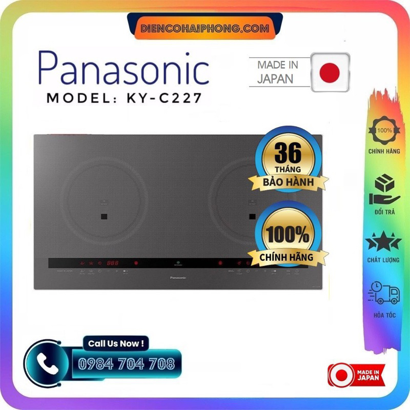 Bếp từ đôi Panasonic KY-C227E